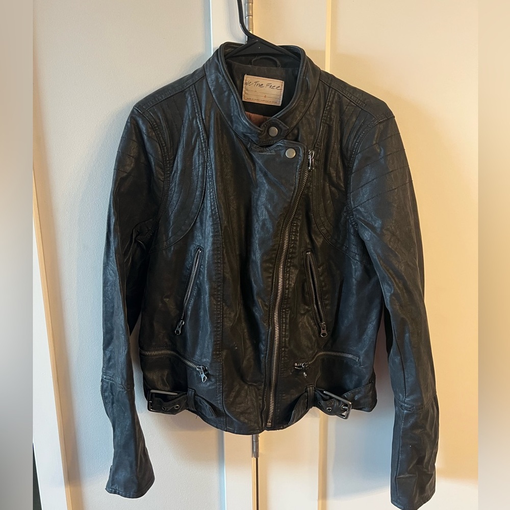 We The agree (By Free People) Leather Jacket